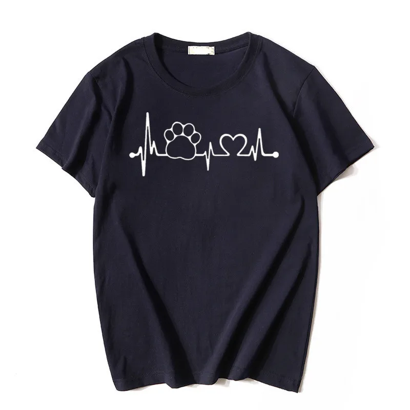 Футболка женская хлопковая с принтом Собачья и кошка 13 цветов - купить по