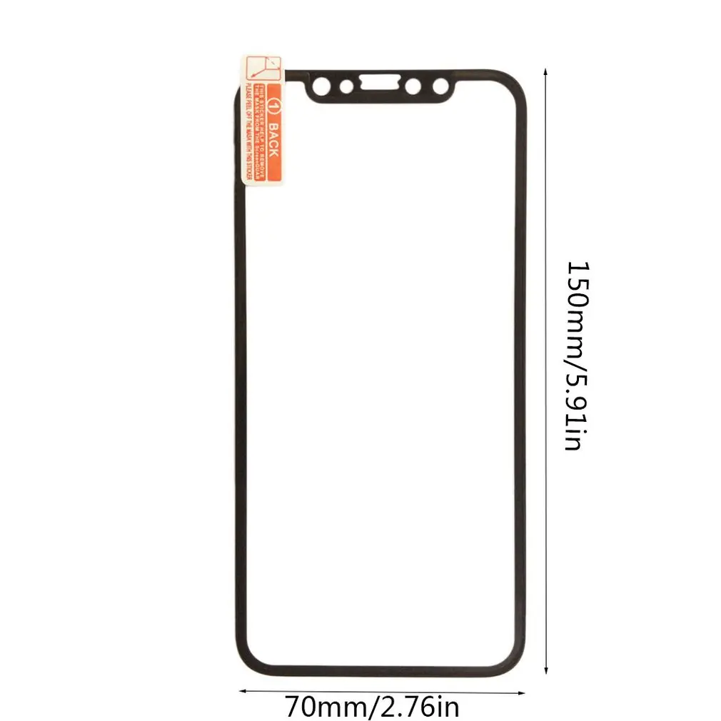 Tempered Screen Protector 3D AP PRO Carbon Fiber Soft Side Full Cover Glass For iPhone Model High Definition Tough Film | Электроника