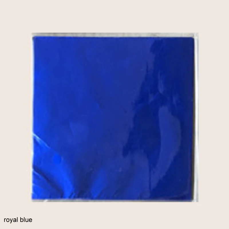 royal blue 100 шт конфеты цвет еда алюминиевая фольга Подарочная коробка швейная посылка бумага ручной работы s DIY шоколад для конфет и чая декор для упаковки - Цвет: royal blue