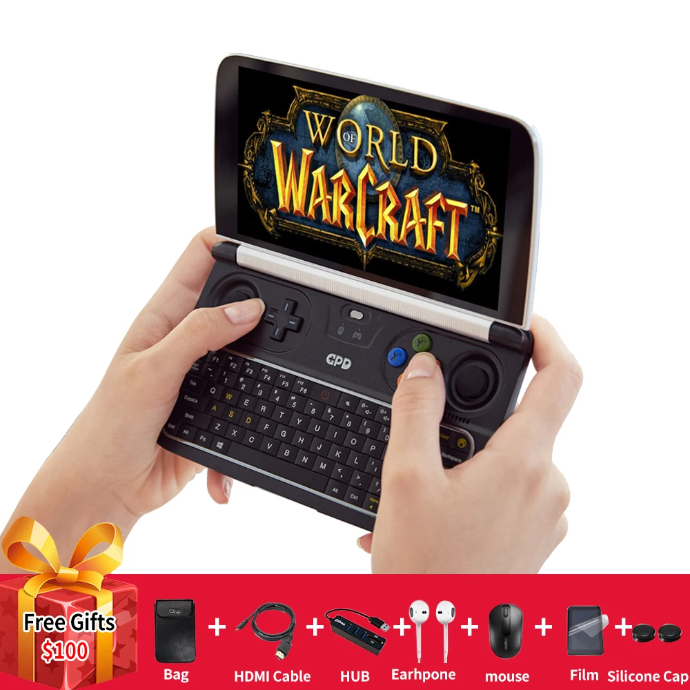 GamePad планшет GPD Win 2 на Windows 10 новый карманный компьютер с 4 ядерным процессором Intel