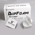 24 шт одноразовые иглы для тату губка для очистки Dip Foam принадлежности для татуировки аксессуары область применения Интегральная игла
