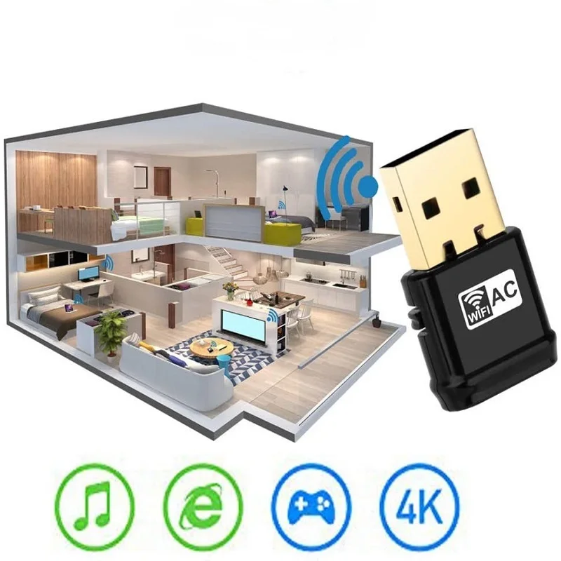 Мини-USB 600 Мбит/с 2 4 ГГц/телефон | Компьютеры и офис
