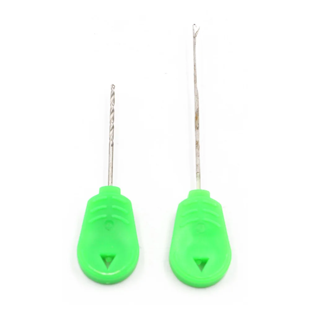 

3pcs Baiting Needle 9/6.07cm Carp Fishing Tool Durable Green High Quality
