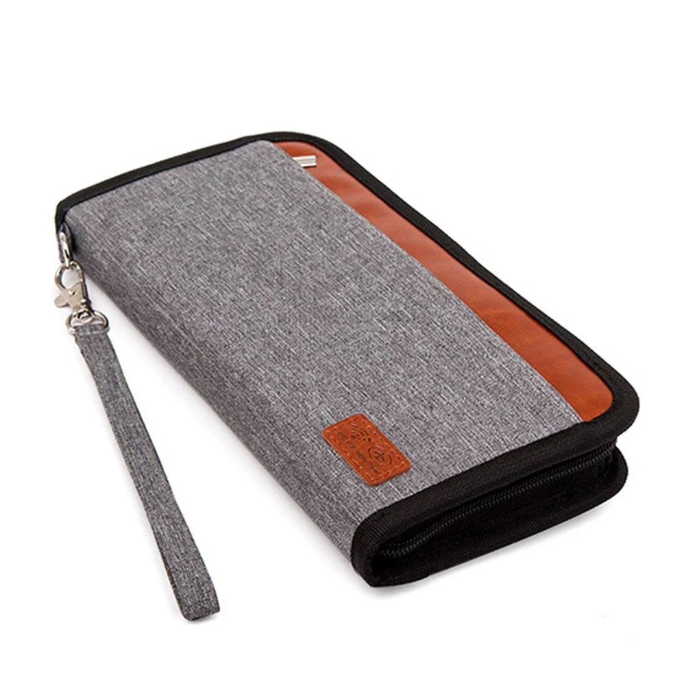

Documents Card Holder Zipper Accessories Cash Travel Wallet Outdoor Antitheft Multifunctional Fashion Passport Organizer Storage