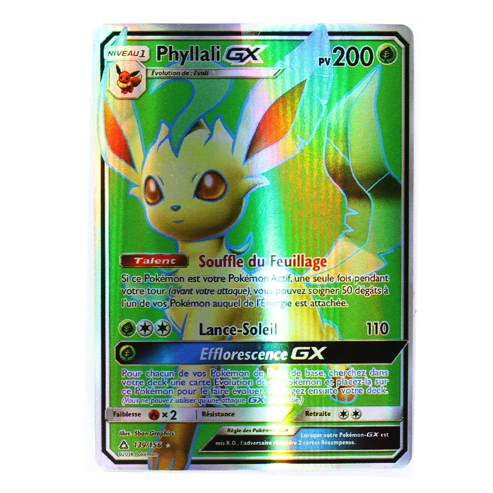 

Carte Pokemon Francaise French Version Pokemon Card Featuring Gx Tag Team Pokemon Collection Game For Children Gift