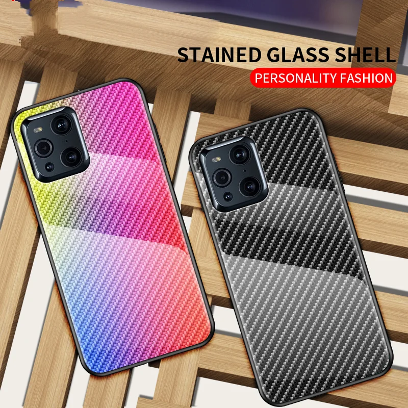 

For OPPO Find X3 X2 Neo Case XUANYAO Original Ultra Slim Tempered Glass Coque For OPPO Find X X2 Pro Case Mirror Soft Edge Cover