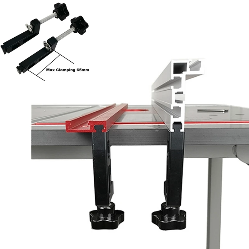

Специальные зажимы для фиксации 2 шт., держатель для профиля деревообработки, зажим для забора, Т-образный зажим 45 типа