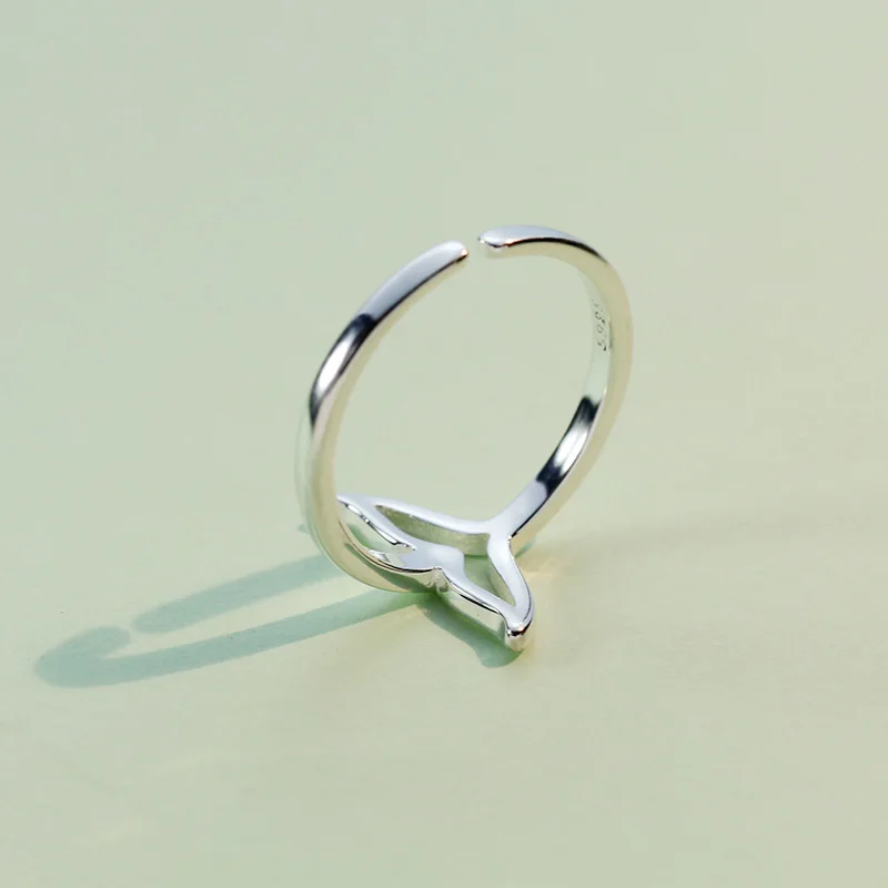 Женское коктейльное кольцо Trusta из 100% серебра 925 пробы с хвостом размер 5 6 7 8 9 DS1431