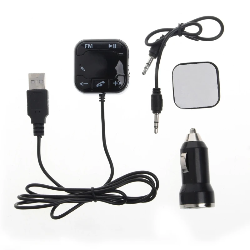 

D2TB Wireless Bluetooth-compatible FM Transmitter Car Kit MP3 Player USB SD LCD