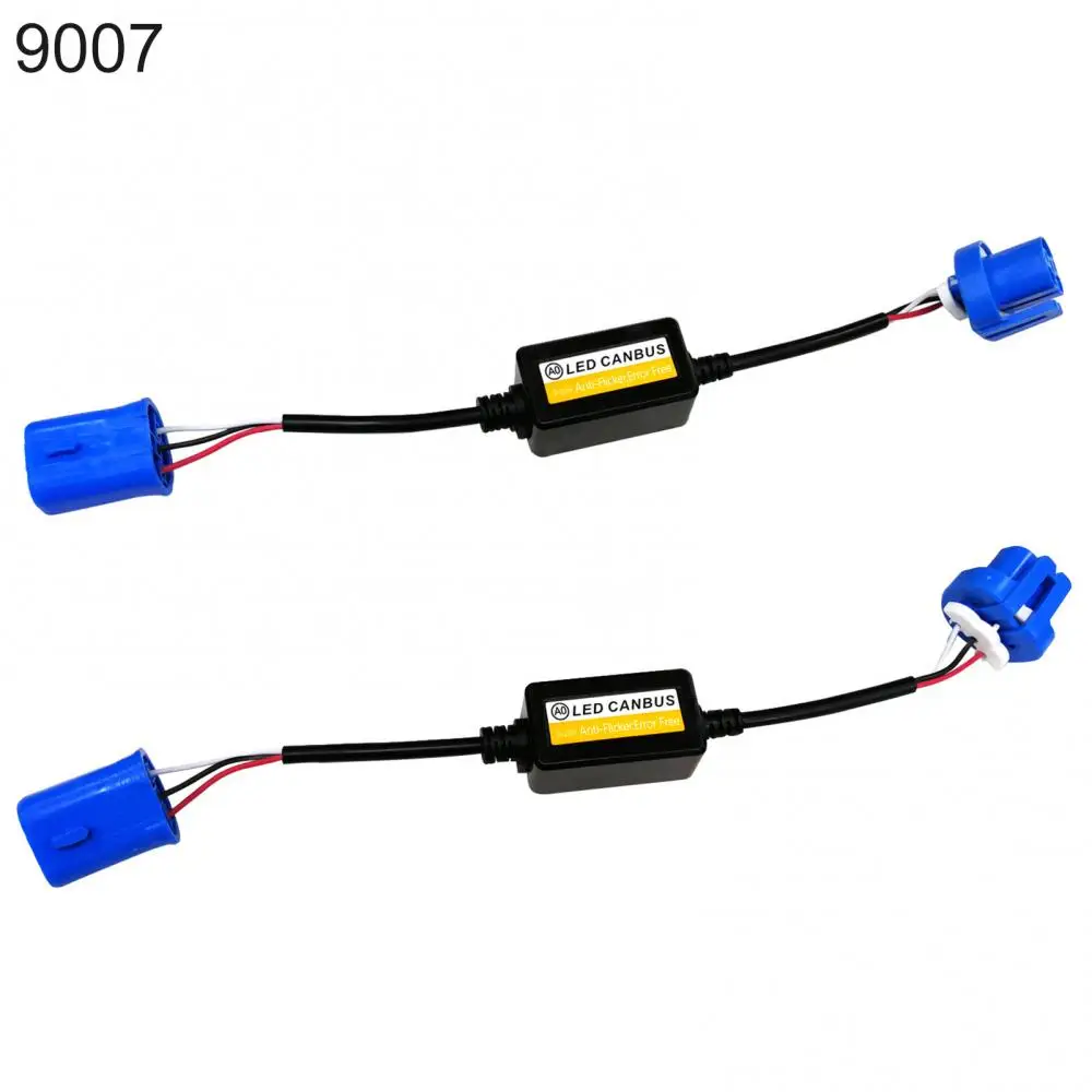 

2 Pcs 12DC-24W H4 H13 9007 LED Anti Flicker Harness Car Headlight Canbus Decoders Automobiles Part Accessories