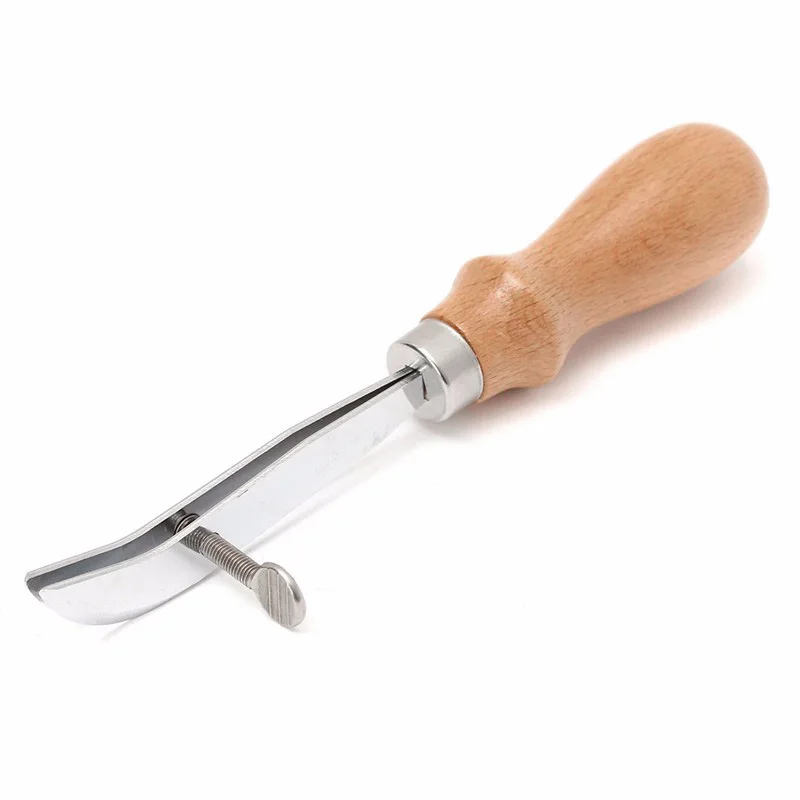 

DIY Leather Edge Smoothing Knife Groover Conical Straightening Machine Needle Combination Leather Craft Simple Tool Set