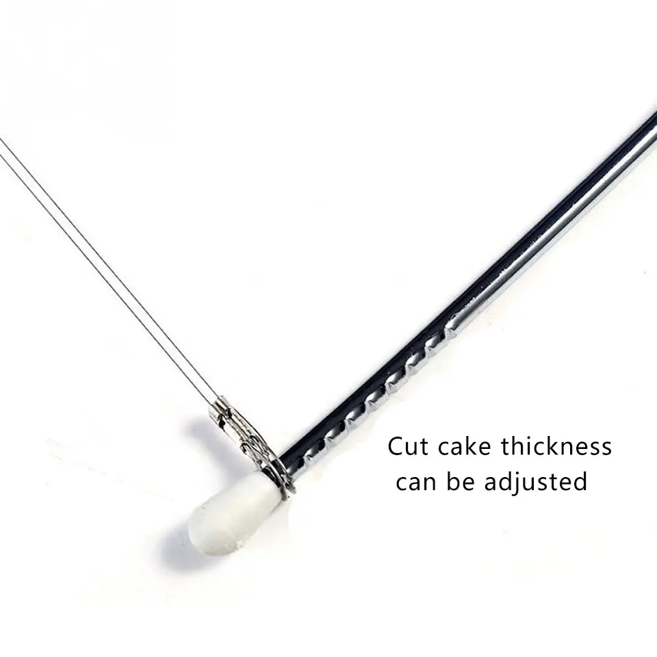 

Double Line Cake Cutting Slicer Stainless Steel Metal Cake Cutting Tool Pizza Dough Slicer Baking Tool Kitchen Tool