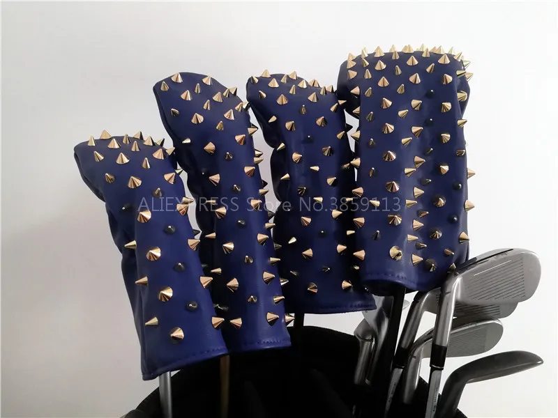 Премиум заклепки для гольфа чехлы головы водителя фарватера гибридный Паттер