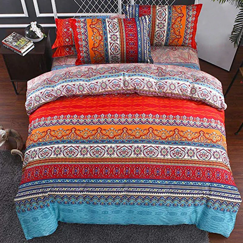 Комплект постельного белья с богемным принтом размеры 68*86 36*20 дюймов 2 шт./3 шт. |