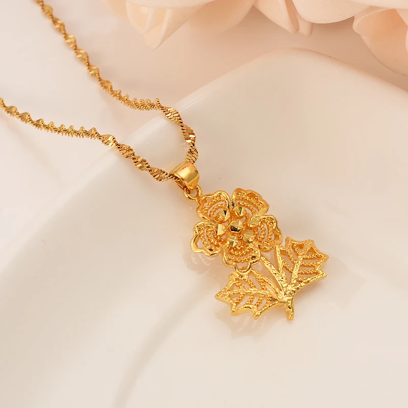 Цветок Цепочки и ожерелья с кулоном Для женщин/Для мужчин для тех кто любит