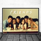 Друзья, США, ТВ-сериал, Картина на холсте, плакаты и принты, картины на стену, ВИНТАЖНЫЙ ПЛАКАТ, декоративный домашний декор, Obrazy