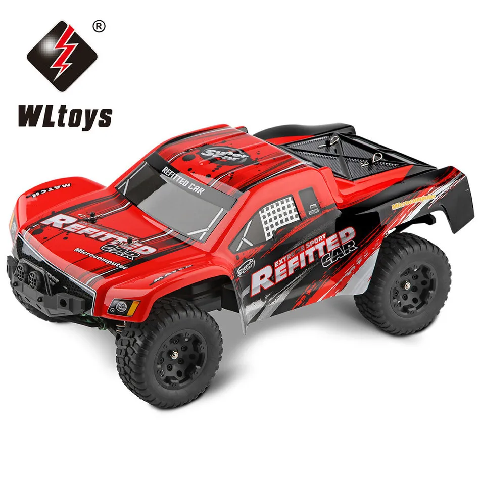 Wltoys A313 1:12 весы 2 4G 2WD 35 км/ч Высокая мощность 390 мотор перезаряжаемый ударопрочный RC