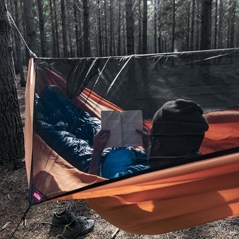 Водонепроницаемый Гамак Naturehike походный гамак с навесом брезентовым для сада
