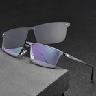 Мужские солнцезащитные очки SC001, поляризованные солнцезащитные очки с пружинными дужками, с металлической магнитной защелкой, для близорукости