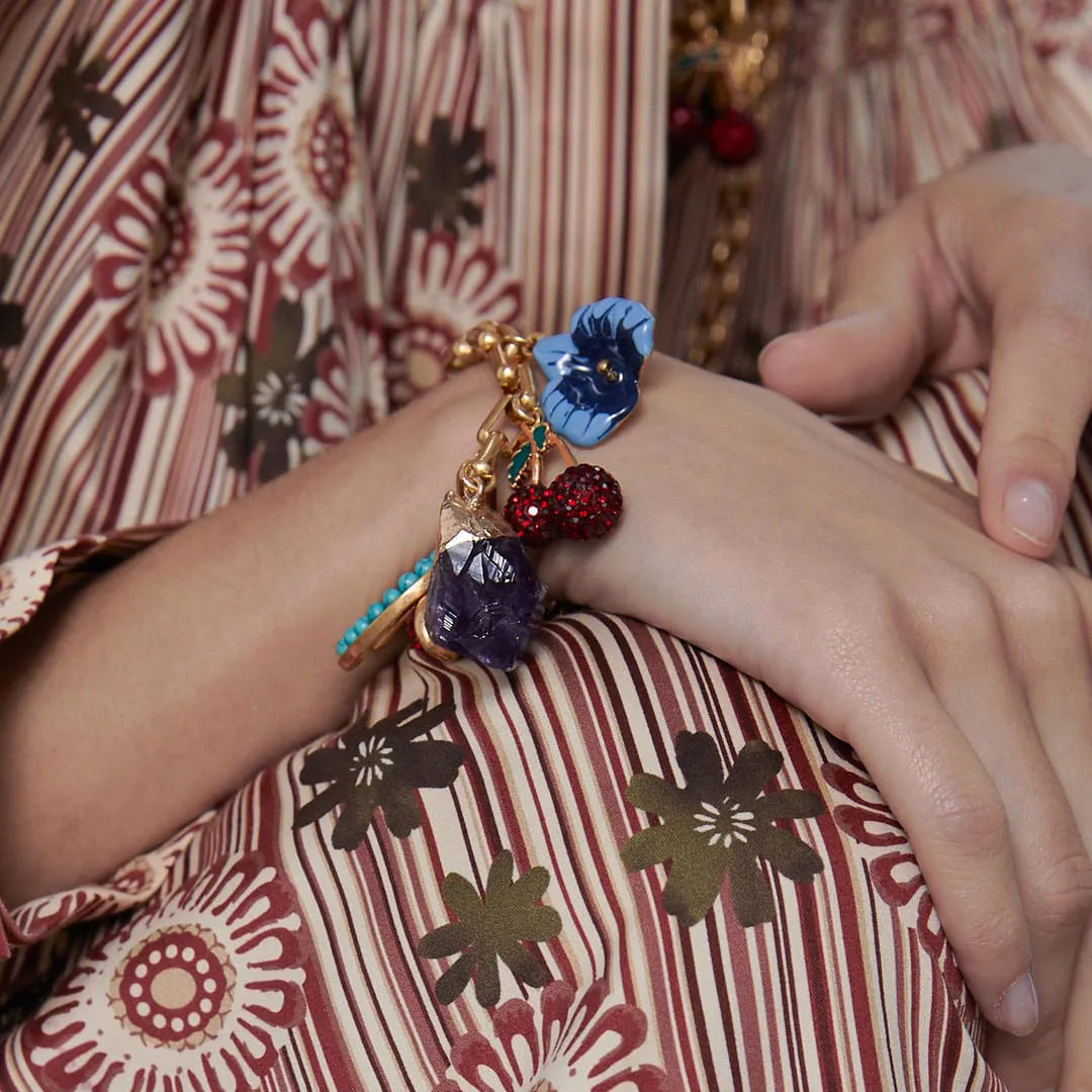 Элегантные Новые ZA модные вишневые браслеты для женщин 2020 Корейский