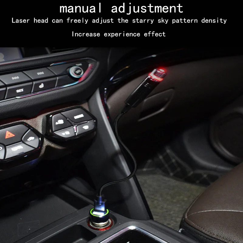 Автомобильная крыша звезда свет Интерьер Мини светодиодный Звездный лазер