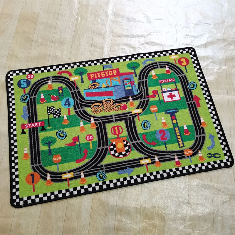 Детский игровой коврик дорожный город автомобиль для ползания тренажерного зала