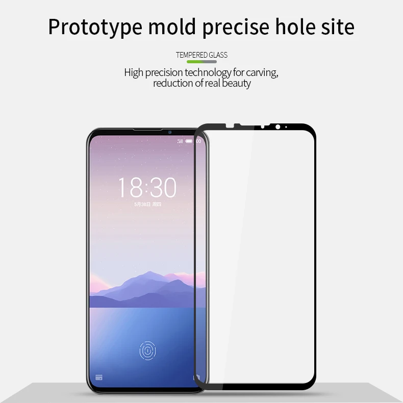 Закаленное стекло для Meizu 16S 16X 16XS Note 8 9 | Мобильные телефоны и аксессуары