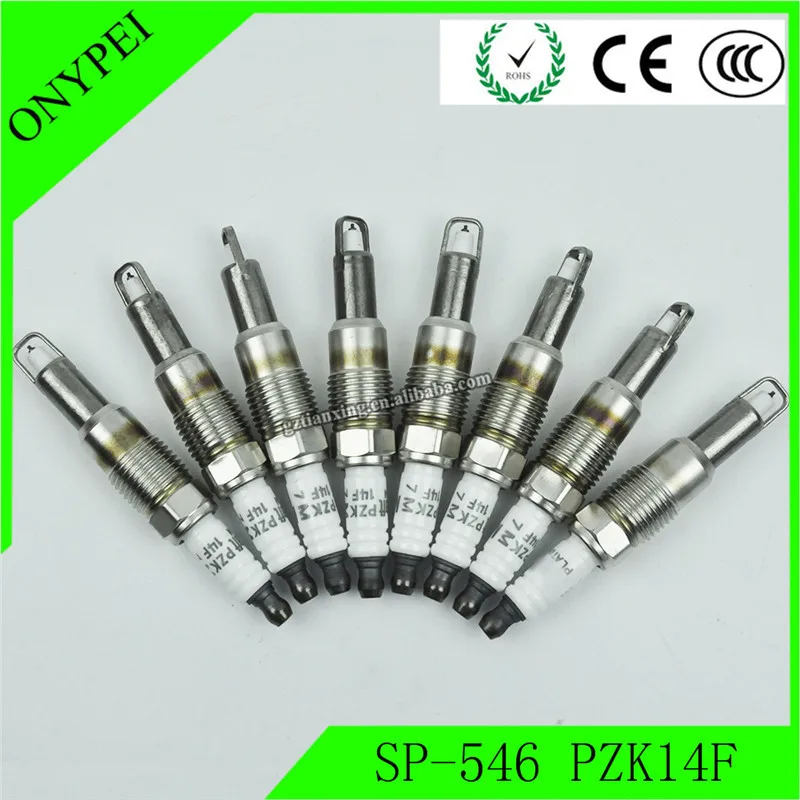 

4-8 шт. Φ SP546 PZK14F платиновая Свеча зажигания для Ford DISPATCH F150 F250 SP 546 Φ SP515 PZH14F