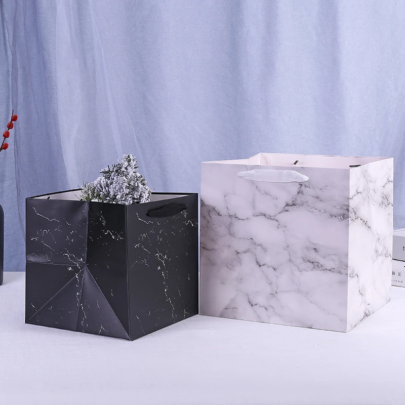 Packaging Handbag Wide Bottom Birthday Gift Bag Free Shipping 10pcs/lot