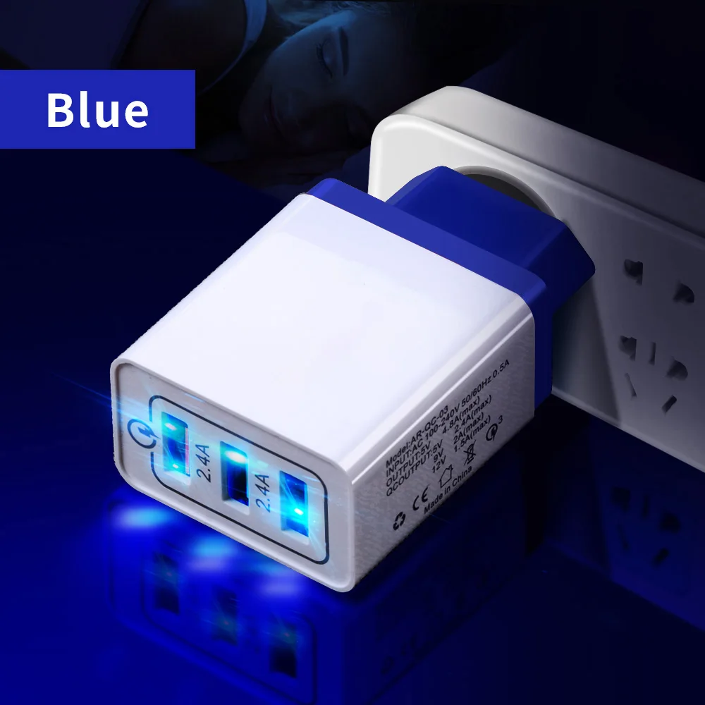 Зарядное устройство Marjay Quick Charge 3,0 USB с 3 портами QC3.0 QC, зарядное устройство для мобильных телефонов для iphone, samsung, Xiaomi, huawei, настенное зарядное устройство для путешествий