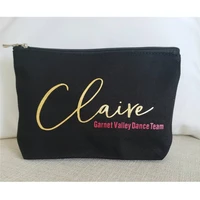 bachelorette party cosmetic bag personalized bride makeup bag bridesmaid make up bag teacher gift ready to ship cheerleader bag