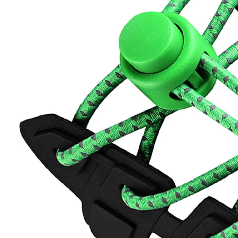 6Pair/Set 4 colors Sneaker ShoeLaces Elastic No Tie Shoe Laces Stretching Lock Lazy laces Quick Rubber Shoelace strings New | Спорт и