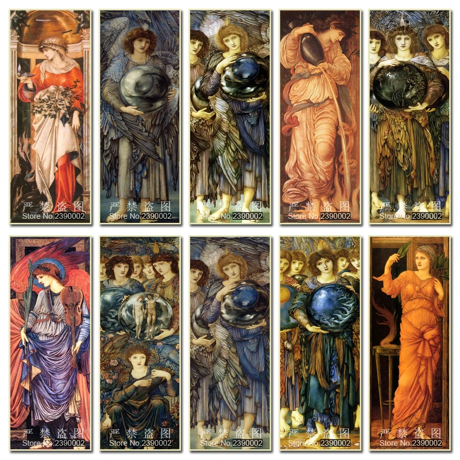

Burne-Jones, алмазная живопись «сделай сам», вышивка, полная выкладка, мозаика, алмазная вышивка, британская живопись, узор, икона украшения