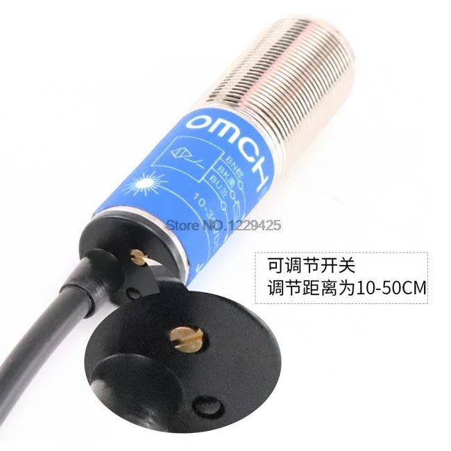 Фотоэлектрический переключатель с датчиком индуктивности и дальностью действия