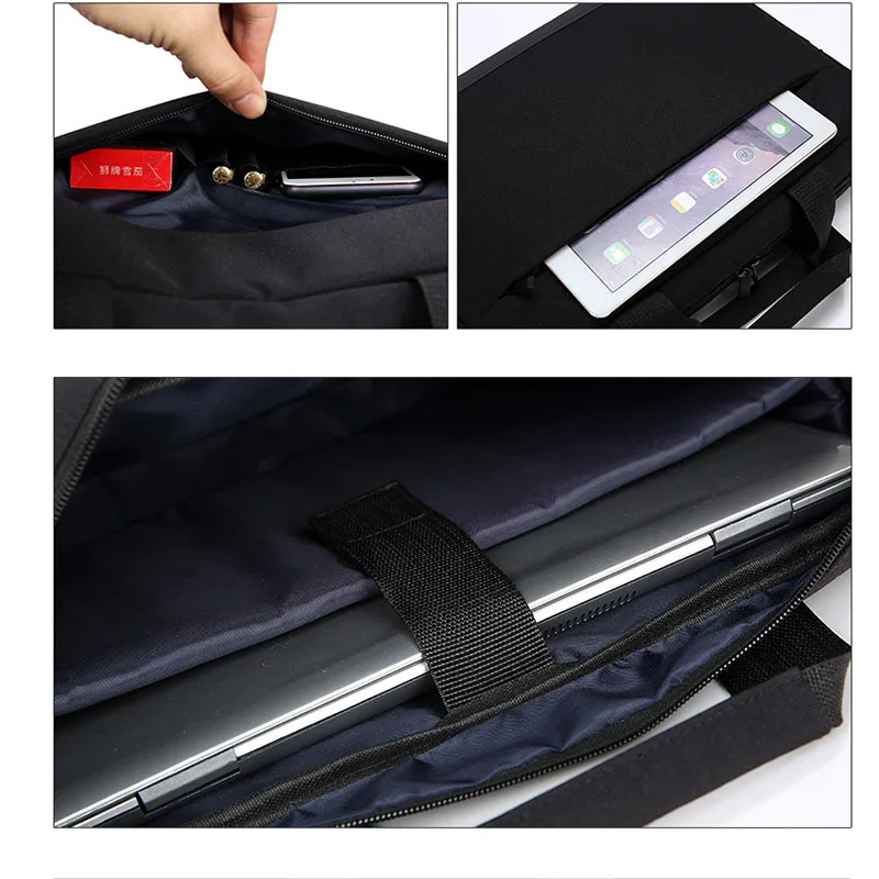 new men briefcase 15 6 inch mens bag stylish waterproof laptop bag mens woman shoulder bag office bags for men maletin hombre free global shipping