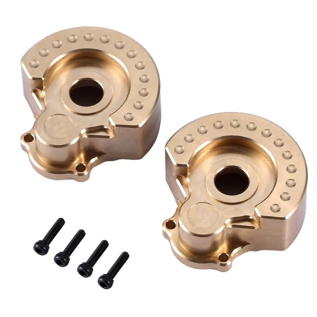 

2PCS Brass Counterweight Balance Weight Portal Drive Housing RC Car Parts For Traxxas TRX-4 TRX-6 1:10 RC Crawler