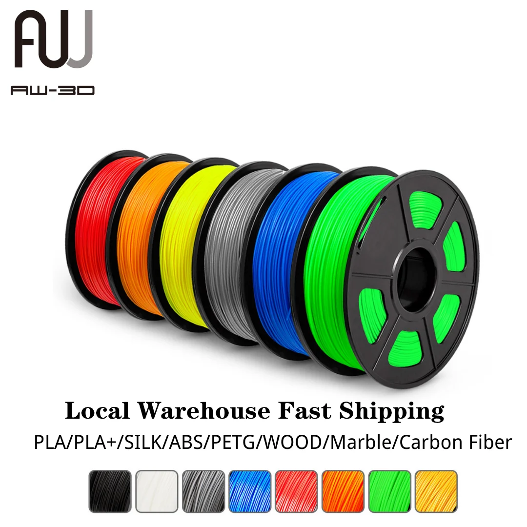 Нити для 3d-печати AW PLA/PLA PLUS/ABS/PETG/SILK 1 75 мм кг в рулоне 100% без пузырьков нетоксичные