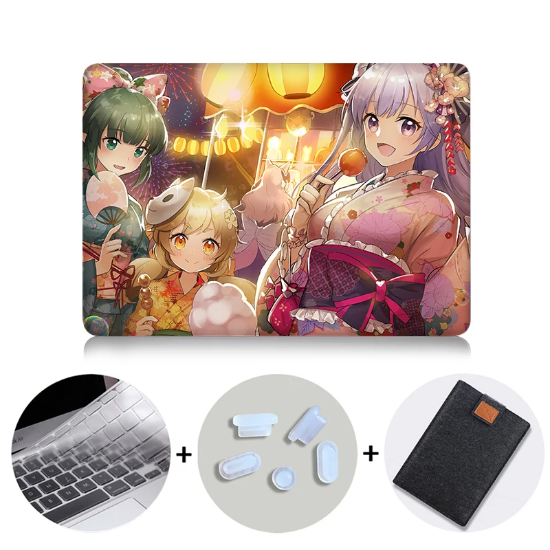 MTT чехол для Macbook Pro retina 13 15 дюймов A1706 A1989 A1398 Аниме Сумка для ноутбука чехол для Mac book Air 11,6 12 Pro 13,3 15,4 Fumda - Цвет: MB02