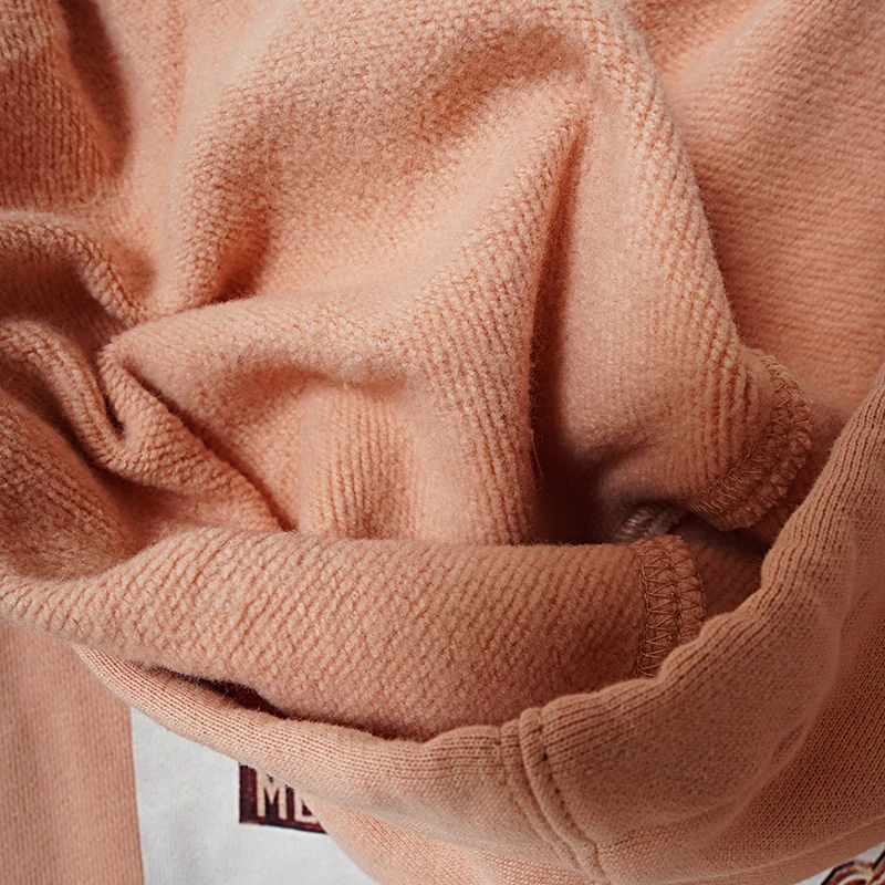 

Letter Pink Graphic Hooded Woman Autumn Winter Long Sleeve Pockects Cotton Retro Pullover Casual Vintage Classic Sweatshirts