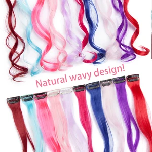 Заколка для наращивания волос HAIRRO 20 дюймов, 37 цветов, прямые заколки для наращивания волос Омбре, заколки для волос, высокотемпературные заколки для волос Faber