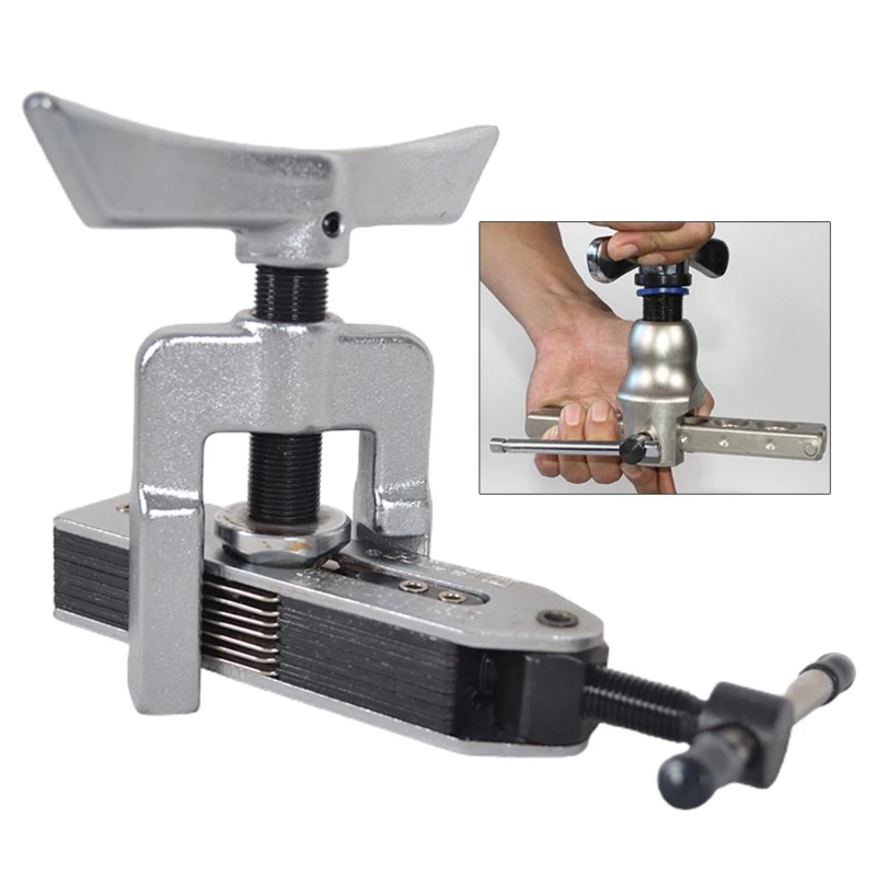 

Manual Tube Expander Flaring Tool Kit with Holder Air Conditioner Pipe Reamer