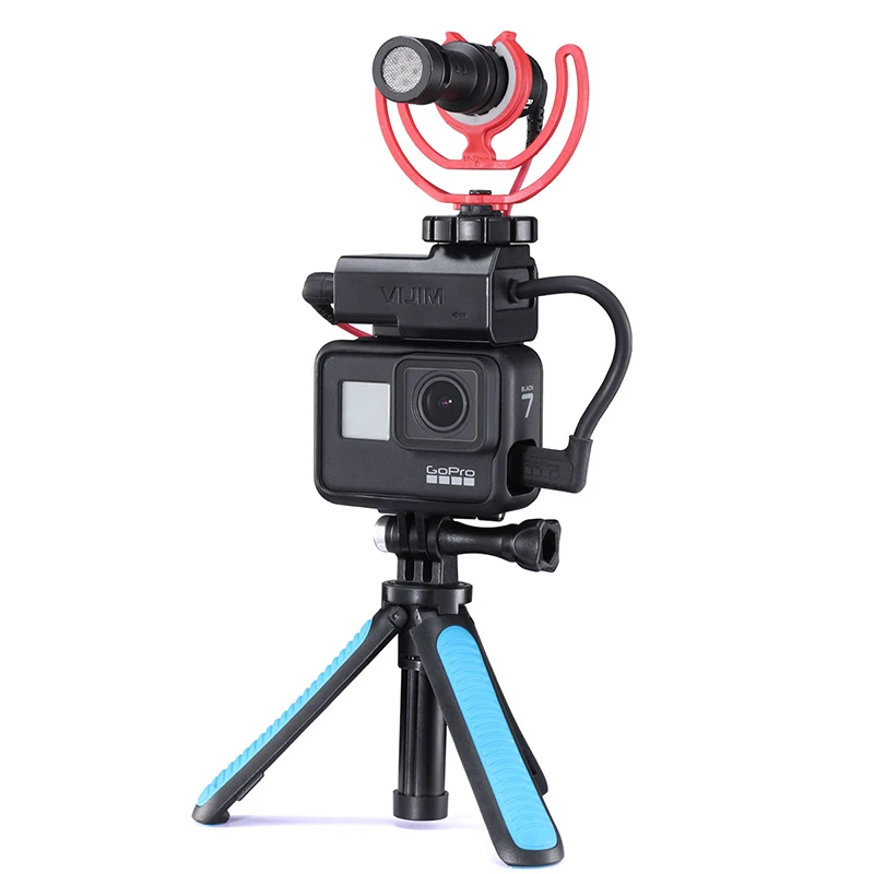 Чехол VIJIM GP 3 для камеры Gopro Hero Удлинительный кронштейн крепление микрофона флэш