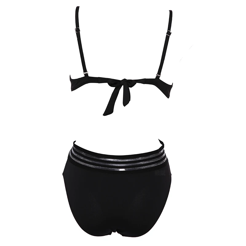 Пуш ап цельный купальник 2020 сексуальный черный сетчатый женский купальный