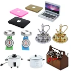 Лимит продажв 1:12 мини-лоток для ноутбука для кукольного домика контейнер для хранения рисоварка Номинальный ящик для инструментов чайный набор имитационная модель детская игрушка