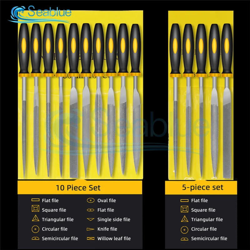 10Pcs Mini Metal Rasp Needle Files Set Wood Carving Tools for Steel Filing Woodworking Hand File Tool | Инструменты