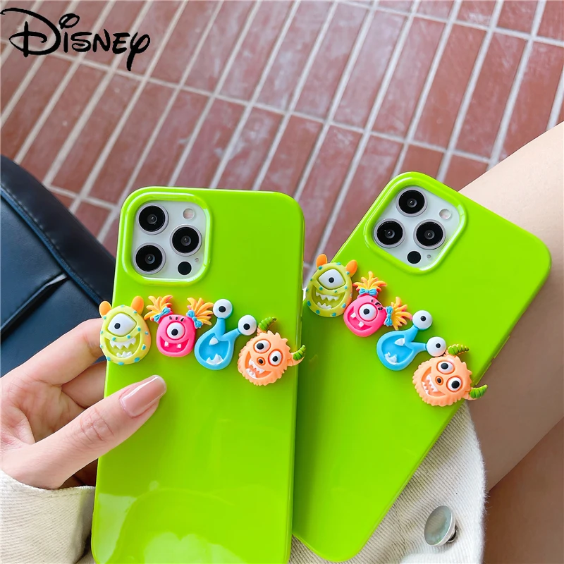 

Disney cartoon cute little monster big eye girl phone case for iPhone12/12promax/se/xr/xs/xsmax/7p/8p/11pro/11promax/12mini/7/8/