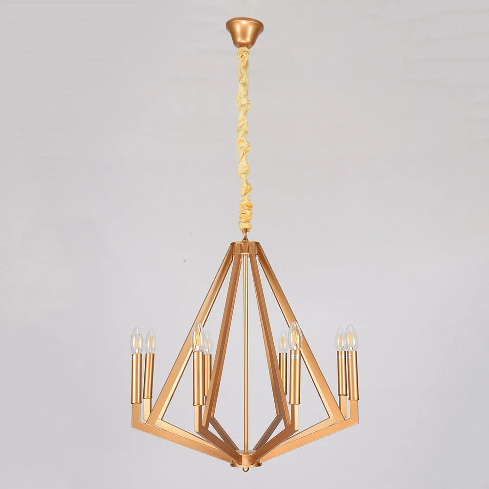 Современный подвесной светильник в скандинавском стиле со стразами потолочный