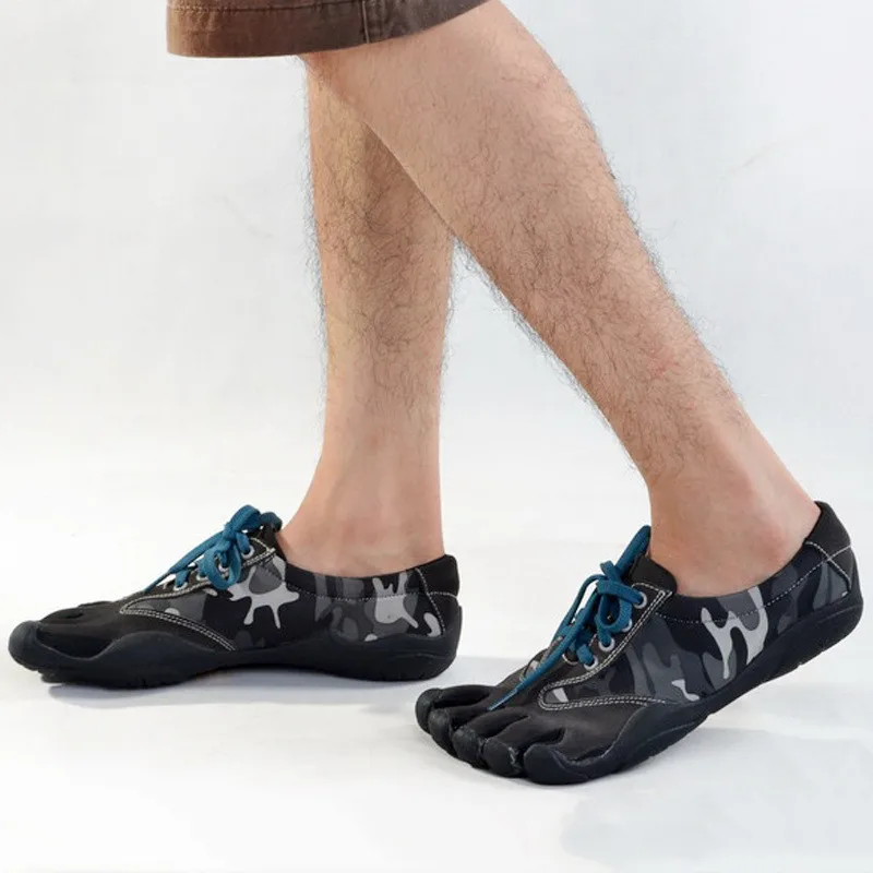 Кроссовки с 5 пальцами для мужчин и женщин камуфляжные активного отдыха походов