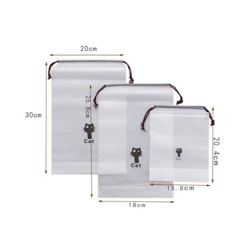 Сумки для плавания на шнурке прозрачная пляжная сумка хранения