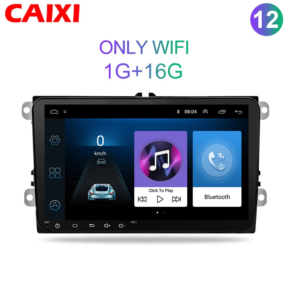 2 Din радио автомобиль Android 8,1 gps Мультимедиа для Volkswagen Skoda Octavia Golf 5 6 touran passat B6 Polo Tiguan Yeti Rapid Bora - Цвет: Cx-1G-16G-UI1-1